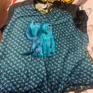 Monsters inc scrub top